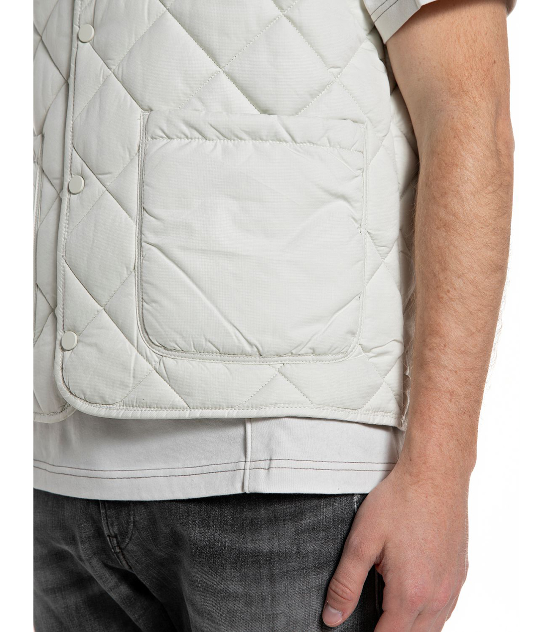 キルティングベスト 詳細画像 オフホワイト 5